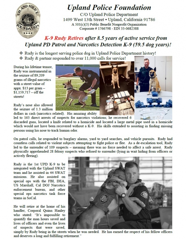 UPF-2025 K9 FLYER
